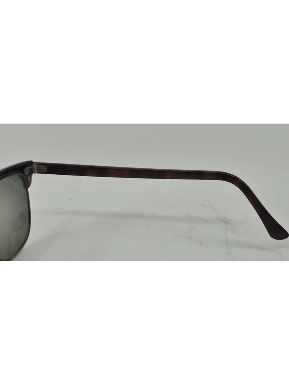 Ray Ban Bausch & Lomb Clubmaster Sunglasses Tortoise Gold W0366 Mens USA Vintage